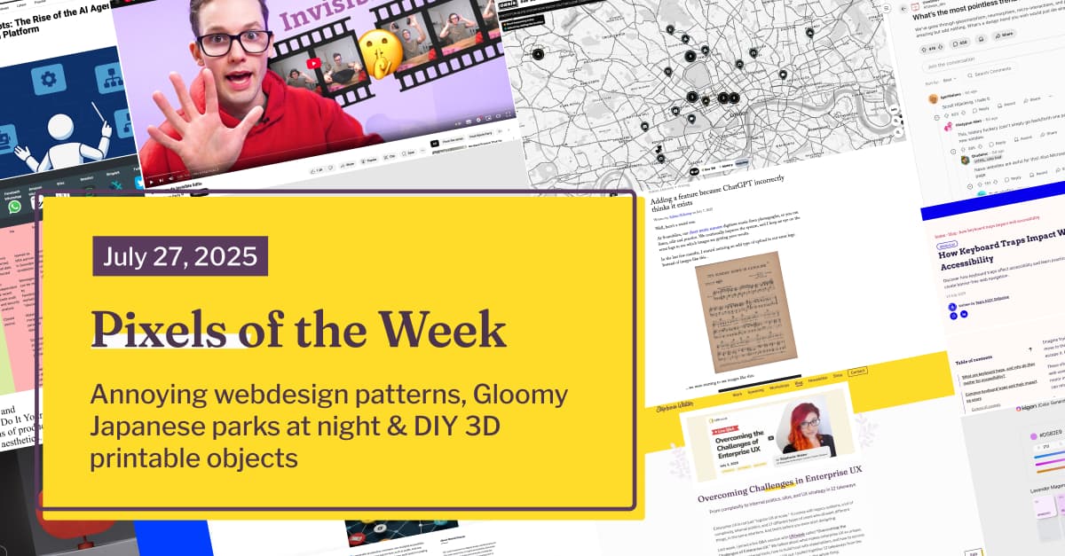Pixels of the Week – 27 Juli 2025 oleh Stéphanie Walter