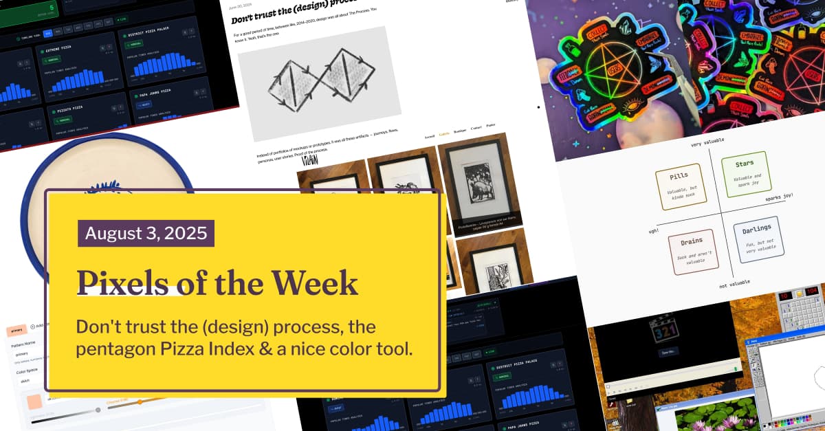 Pixels of the Week – 3 Agustus 2025 oleh Stéphanie Walter