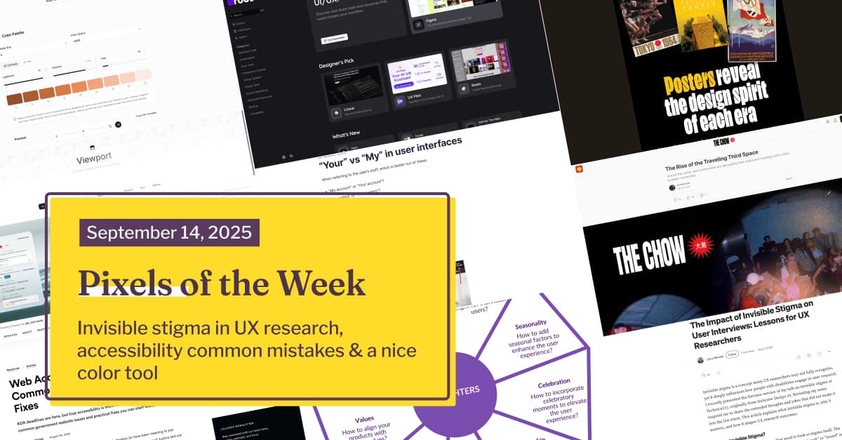 Pixels of the Week – 14 September 2025 oleh Stéphanie Walter